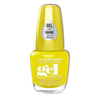 L.A. COLORS COLOR CRAZE EXTREME SHINE GEL - LIKE NAIL POLISH - Beautylicious Canada