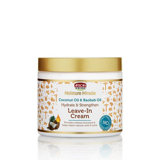 AFRICAN PRIDE MOISTURE MIRACLE HYDRATE & STRENGTHEN LEAVE - IN CREAM 15OZ - Beautylicious Canada