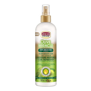 AFRICAN PRIDE OLIVE MIRACLE MOISTURE RESTORE CURL REFRESHER 12OZ - Beautylicious Canada