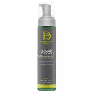 DESIGN ESSENTIALS ALMOND & AVOCADO CURL ENHANCING MOUSSE 10OZ - Beautylicious Canada
