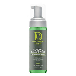 DESIGN ESSENTIALS ALMOND & AVOCADO CURL ENHANCING MOUSSE 4OZ - Beautylicious Canada