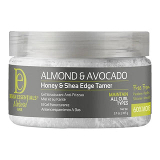 DESIGN ESSENTIALS ALMOND & AVOCADO HONEY & SHEA EDGE TAMER 3.7OZ - Beautylicious Canada