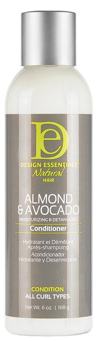 DESIGN ESSENTIALS Almond & Avocado Moisturizing & Detangling Conditioner 6OZ - Beautylicious Canada