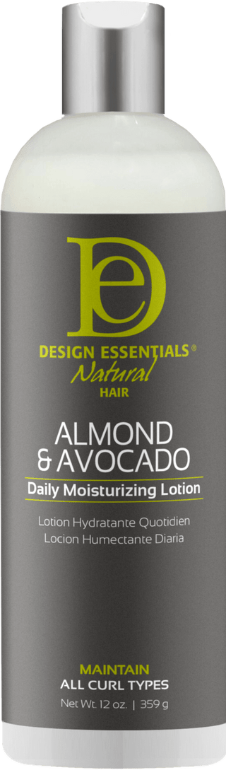 DESIGN ESSENTIALS ALMOND&AVOCADO MOISTURIZING LOTION 12OZ - Beautylicious Canada