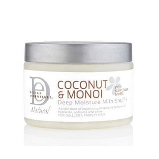 DESIGN ESSENTIALS COCONUT & MONOI MOIST MILK SOUFFLE 12OZ - Beautylicious Canada