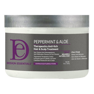 DESIGN ESSENTIALS Peppermint & Aloe Therapeutics Anti - Itch Hair & Scalp Treatment 5OZ - Beautylicious Canada