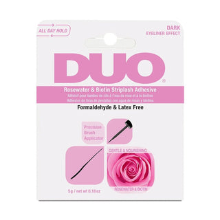 DUO DARK ROSEWATER & BIOTIN STRIPLASH ADHESIVE *62197 | 0.18OZ - Beautylicious Canada