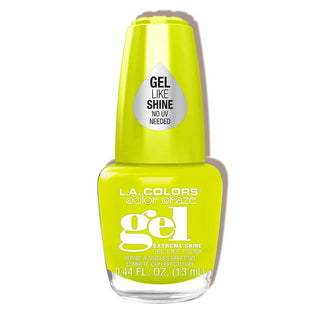 L.A. COLORS CREAMY NEON GEL EXTREME SHINE GEL - LIKE NAIL POLISH - Beautylicious Canada