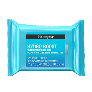 NEUTROGENAHYDRO BOOST MAKEUP WIPES 25 WIPES (7.2"x6.4") - Beautylicious Canada