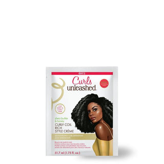 ORS Curls Unleashed Shea Butter and Honey Curly Coil Rich Style Creme, Travel Packet 1.7 oz - Beautylicious Canada