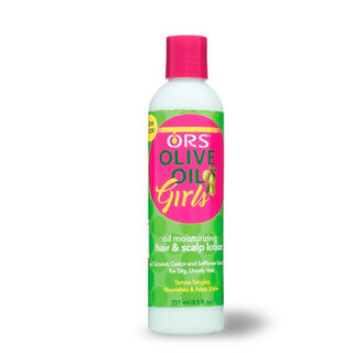 ORS Olive Oil Girls Oil Moisturizing Hair and Scalp Lotion with Coconut, Castor and Safflower Seed 8.5 oz - Beautylicious Canada