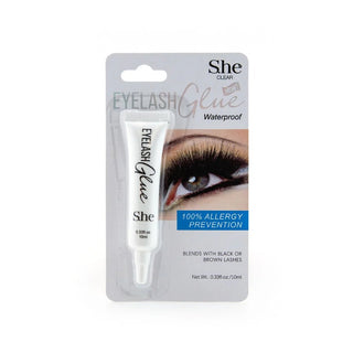 S.HE CLEAR EYELASH GLUE WATERPROOF 0.33OZ - Beautylicious Canada