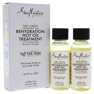 sheamoisture 100% Virgin Coconut Oil Daily Hydration Hot Oil Treatment 2.1FL - Beautylicious Canada