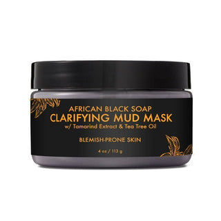 SHEAMOISTURE African Black Soap Clarifying Mud Mask 4 oz - Beautylicious Canada
