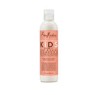 SHEAMOISTURE Coconut & Hibiscus Kids 2 - In - 1 Curl & Shine Shampoo & Conditioner 8 OZ - Beautylicious Canada
