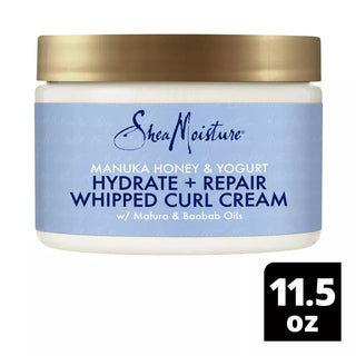 SheaMoisture Manuka Honey + Yogurt Hydrate + Repair Whipped Curl Cream 11.5OZ - Beautylicious Canada