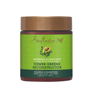 SHEAMOISTURE MORINGA & AVOCADO POWERGREEN RECONSTRUCT 8 OZ - Beautylicious Canada