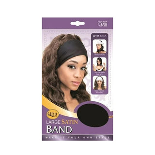 QFITT SATIN BAND - BLACK *167