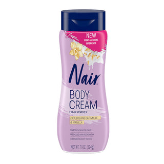 NAIR BODY CREAM HAIR REMOVER WITH OAT MILK & VANILLA 7.9OZ