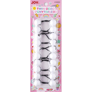 JOY TWIN HAIR BEAD PONYTAILERS #16050