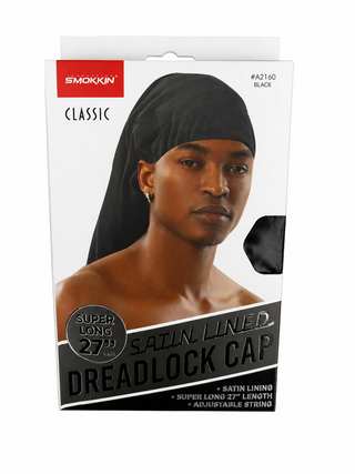 SMOKKIN SATIN LINED DREADLOCK CAP