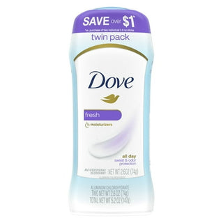 DOVE FRESH 48h SWEAT & ODOR PROTECTION TWIN PACK 74g