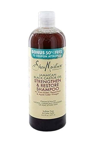 SHEAMOISTURE JBCO STRENGTHEN & RESTORE SHAMPOO 19.8OZ