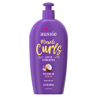AUSSIE MIRACLE CURLS LEAVE-IN DETANGLING MILK 6.7OZ