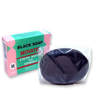 MOVATE BLACK SOAP - COCOA BUTTER W/ VITAMIN E 3.5OZ