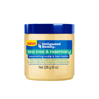HOLLYWOOD BEAUTY TEA TREE & ROSEMARY NOURISHING SCALP & HAIR BALM 8 OZ