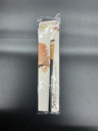 S. HE ANGLED LINER/BROW BRUSH PROFESSIONAL MAKEUP TOOL