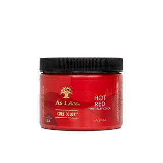 AS I AM TEMPORARY CURL COLOR - HOT RED 6OZ