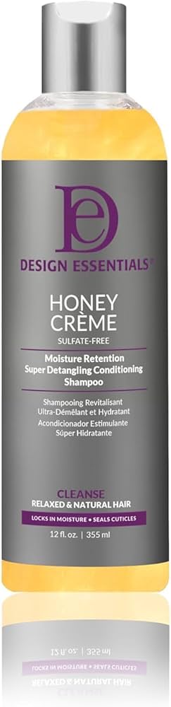 DESIGN ESSENTIALS HONEY CREME MOISTURE RETENTION DETANGLING CONDITIONER 12OZ