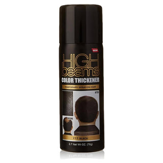 HIGH BEAMS COLOR THICKENER TEMP SPRAY-ON HAIR- #11 BLACK 2.7OZ
