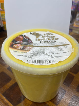 KUZA 100% YELLOW AFRICAN SHEA BUTTER - CREAMY 67OZ