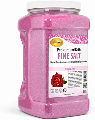 SPA REDI PEDICURE AND BATH FINE SALT SENSUAL ROSE