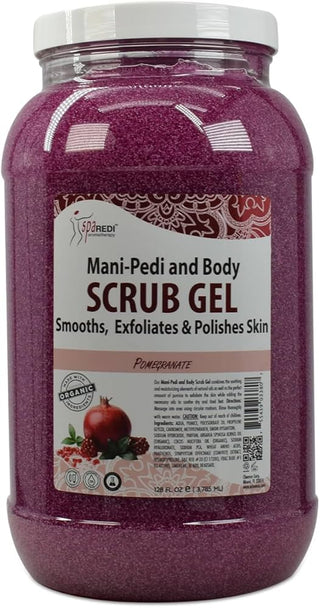 SPAREDI MANI PEDI AND BODY SRUB GEL POMEGRANATE