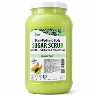 SPA REDI SUGAR SCRUB CUCUMBER MELON MANI PEDI AND BODY