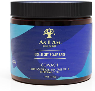 AS I AM DRY & ITCHY SCALP CARE COWASH 16OZ