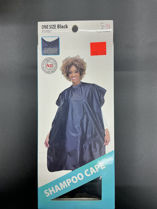 VOUGE VALLEY SHAMPOO CAPE - BLACK * 3461