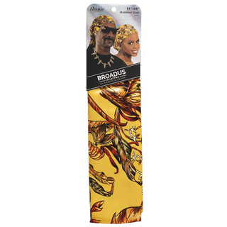 ANNIE 15 X 60 HEADWRAP SCARF BROADUS COLLECTION BY SHANTE & SNOOP