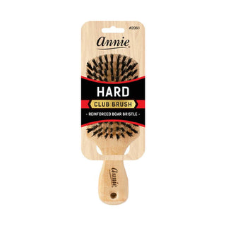 ANNIE HARD CLUB BRUSH REINFORCED BOAR BRISTLE #2061