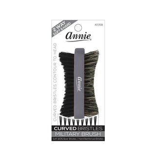 ANNIE CURVED 2- WAY MILITARY BRUSH