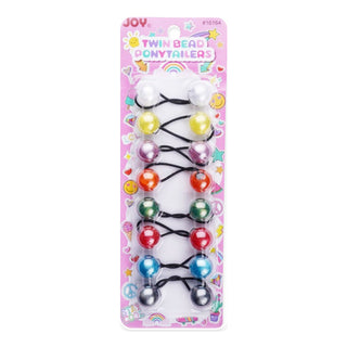 TWIN BEADS PONYTAILERS  #16164