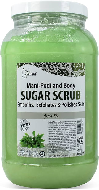 SPA REDI MANI-PEDI AND BODY SUGAR SCRUB GREEN TEA