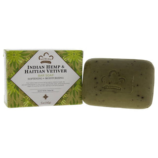NUBIAN HERITAGE INDIAN HEMP AND HAITIAN VETIVER BAR SOAP 5OZ