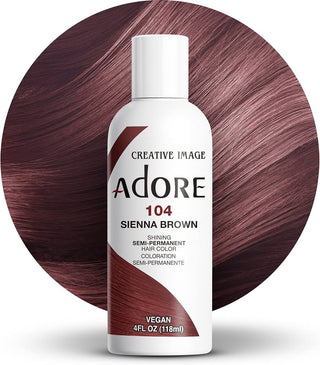 ADORE SEMI PERMANENT SIENNA BROWN 104 4OZ