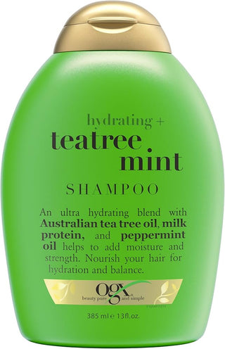 OGX HYDRATING+ TEA TREE MINT SHAMPOO 13OZ