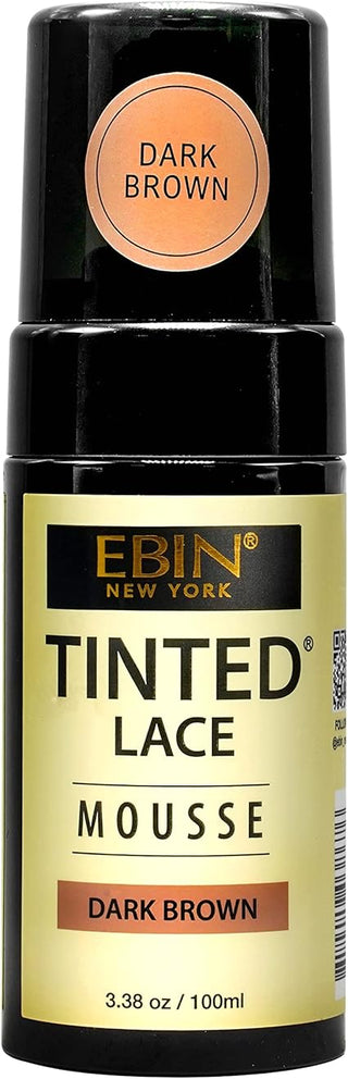 EBIN TINTED LACE MOUSSE DARK BROWN 3.38OZ