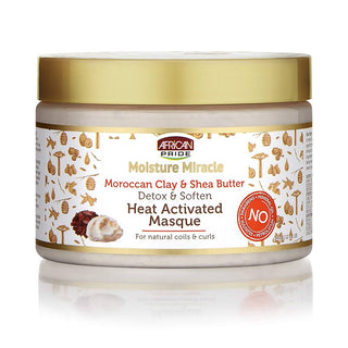 AFRICAN PRIDE MOISTURE MIRACLE HEAT ACTIVATED MASQUE 12OZ